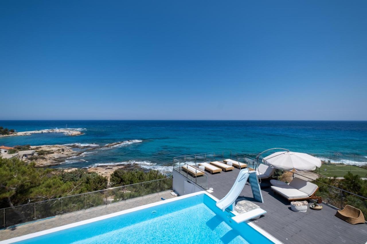 Icarus Luxury Beachfront Villa Gialiskari  외부 사진