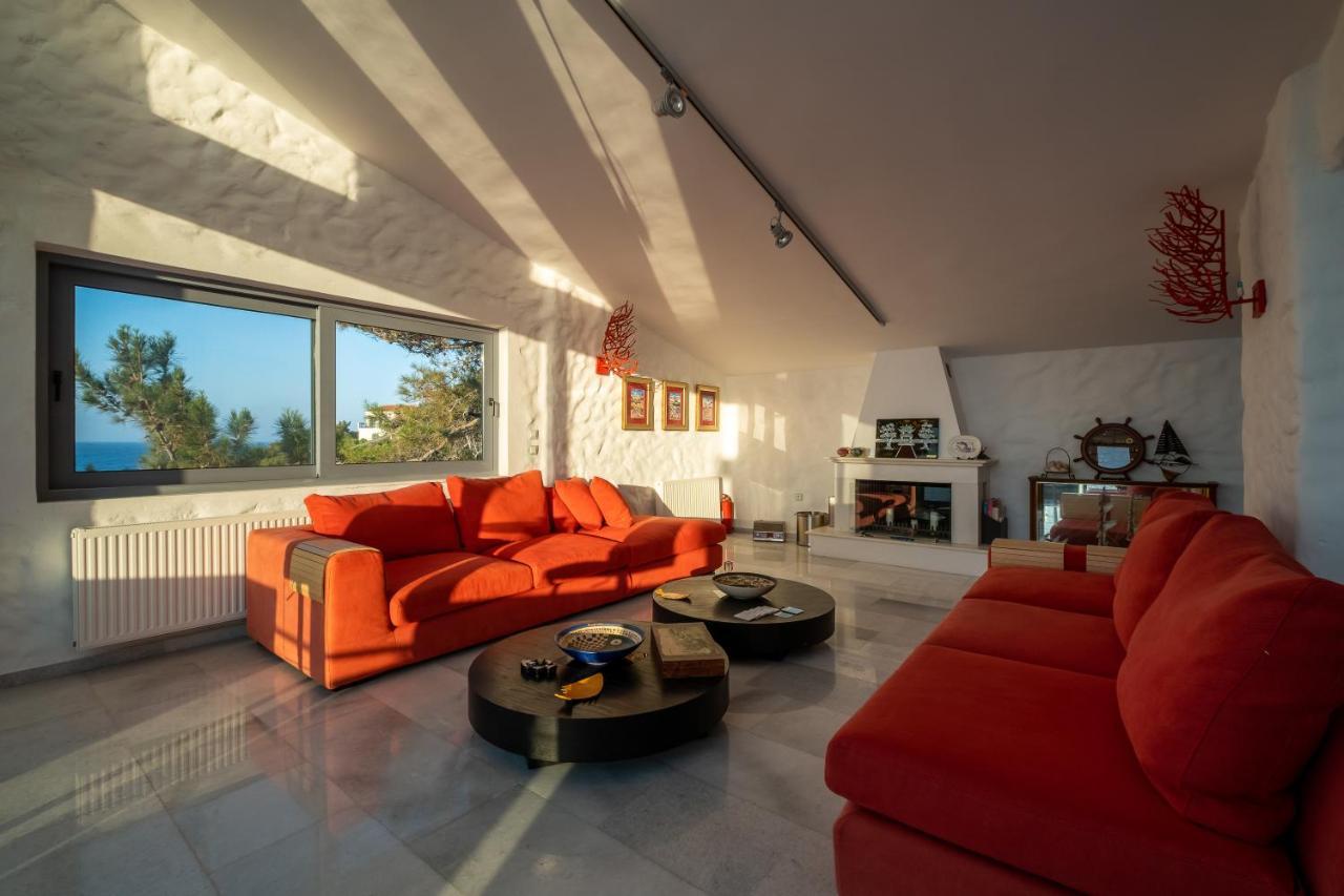 Icarus Luxury Beachfront Villa Gialiskari  외부 사진