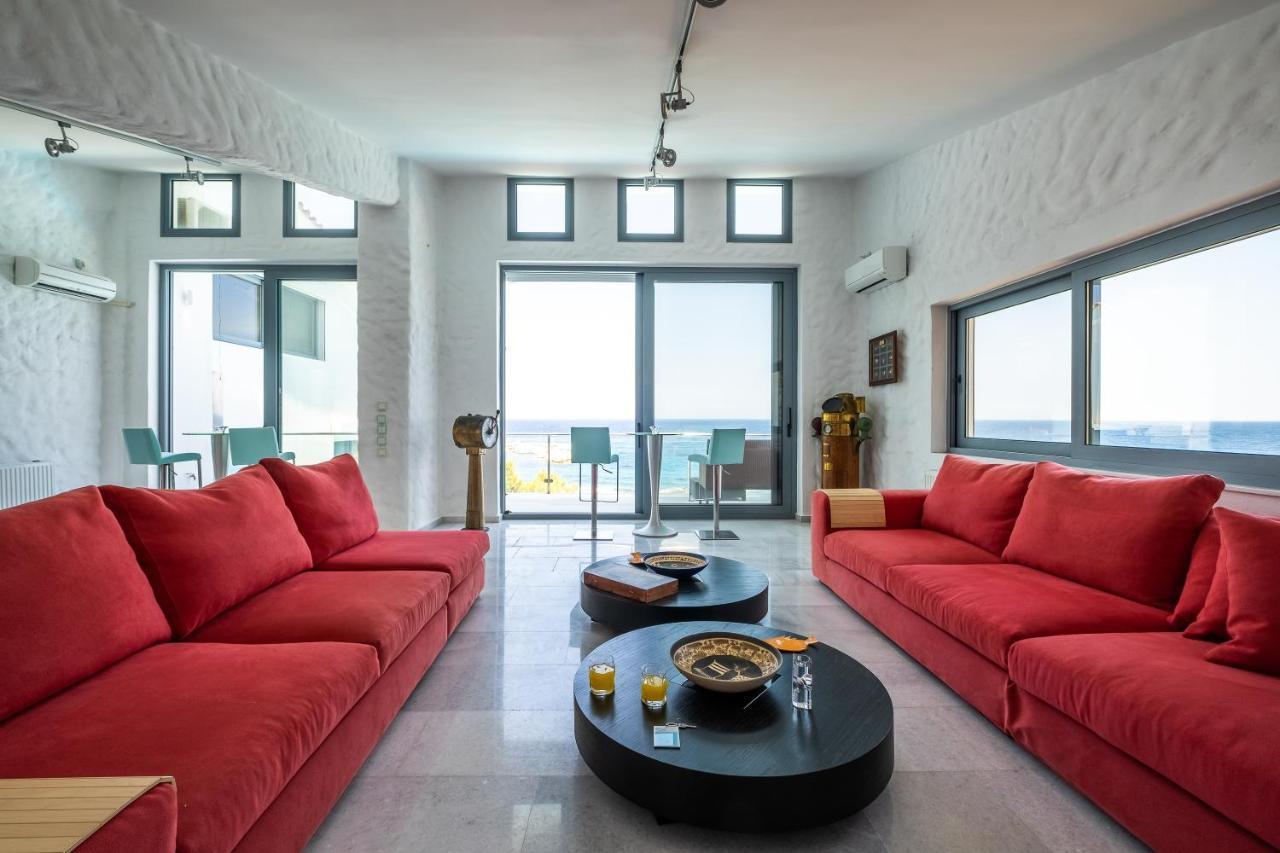 Icarus Luxury Beachfront Villa Gialiskari  외부 사진